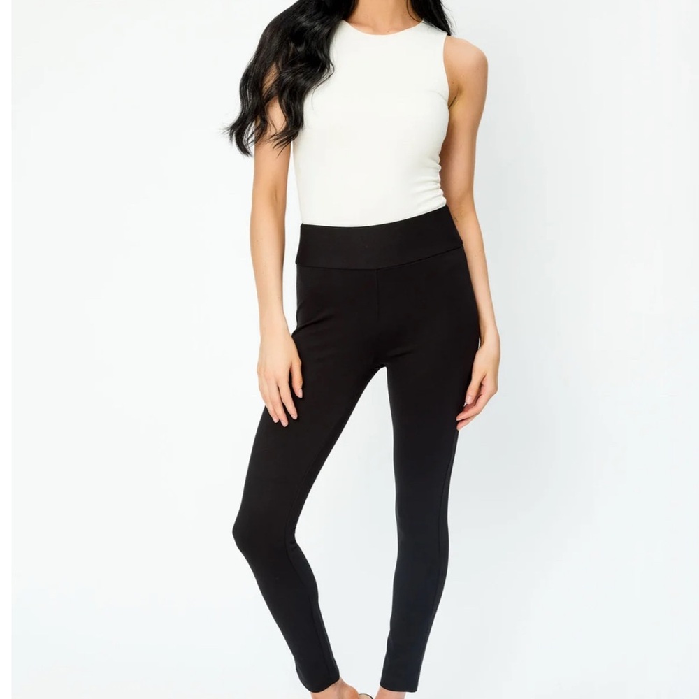 Black and dark blue High-Waisted Women's Pants